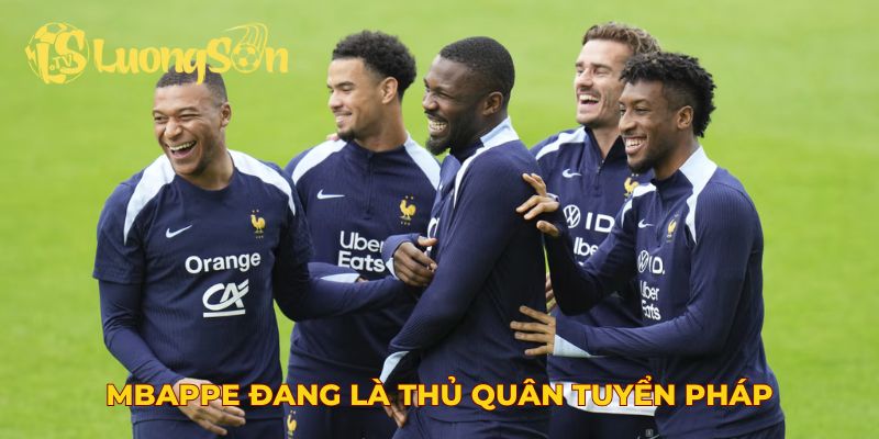 Mbappe đang là thủ quân tuyển Pháp