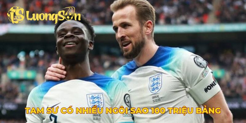 Tam sư có nhiều ngôi sao 100 triệu bảng